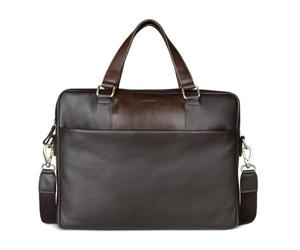bugatti Ryan Men's 15 Inch Laptop Sleeve with Cowhide Leather