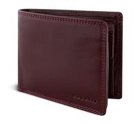 bugatti Savona Vegetable Buffalo Leather RFID Wallet Landscape Leather Wallet for Men, bordeaux, S, Contemporary