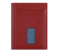 Bugatti Secure Slim Wallet RFID protection Leather 8 cm red