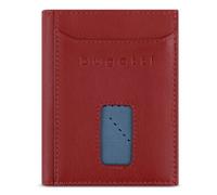 Bugatti Secure Slim Wallet RFID protection Leather 8 cm red