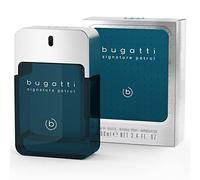 bugatti signature petrol men's perfume, 100 ml, fresh eau de toilette with citrus, aquatic fragrance, men's perfume for any occasion and occasion, perfume, fresh, spicy, mystical