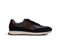 Bugatti Timon Men's Sneakers Navy Blue Grey Lace-Up Casual Trainer Shoes