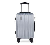 bugatti Suitcase Lima Carry On 55 cm 40 Liters 4 Wheels with TSA Combination Lock - Silver
