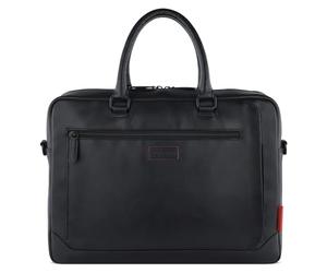 bugatti Unisex's Clark Handbag, Black/White, Talla ÚNICA