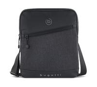bugatti Universum Shoulder Bag Mens Messenger Bag, Crossbody, 10 inch Tablet - Black