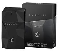 bugatti Unlimited Black Men's Perfume, 100 ml, Eau de Toilette with Black Pepper, Patchouli, Frankincense & Amber, Powerful, Elegant & Modern, Oriental Woody Men's Perfume