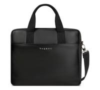 Bugatti Valencia Briefcase Genuine Leather 37 cm Laptop compartment black
