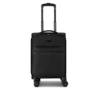 Bugatti Valencia Soft 4 wheels Cabin trolley S 55 cm with expansion pleat black
