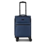 Bugatti Valencia Soft 4 wheels Cabin trolley S 55 cm with expansion pleat blue