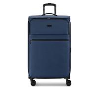 Bugatti Valencia Soft 4 wheels Trolley L 75 cm with expansion pleat blue