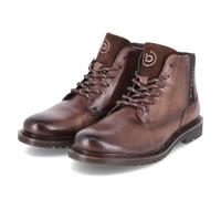 Bugatti Veda Evo Ankle Boots for Men in Brown, Genuine Leather with Interchangeable Foot Bed as Business Shoe, brown, 9 UK