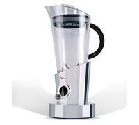 BUGATTI, Vela Evolution, Electric Blender for Milk Shakes and Smoothies, Ice Crusher Function Included, 4 Speeds, Capacity 1.5 Liter, 500 W, Innovative Design (Chrome)