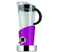 BUGATTI, Vela Evolution, Electric Blender for Milk Shakes and Smoothies, Ice Crusher Function Included, 4 Speeds, Capacity 1.5 Liter, 500 W, Innovative Design, Lilac Color