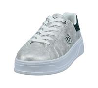 Bugatti Women 435-aie03 Sneaker, Silver Dark Green 1371, 6 UK