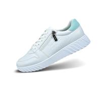 bugatti Women 445-aqh02 Sneaker, White Light Green, 6 UK