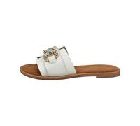 bugatti Women's 435-ai290 Mule, White, 4 UK