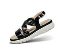 bugatti Women's 435-AQN80 Sandals, Black/Offwhite, 38 EU, Black off-white, 5 UK