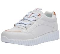 bugatti Women's 445-ai601 Lace-up, White Metallics, 6.5 UK