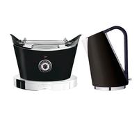 Bugatti Yvera Easy Kettle and Volo Toaster Set Black