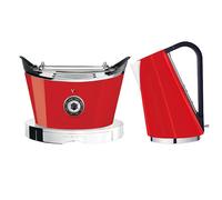 Bugatti Yvera Easy Kettle and Volo Toaster Set Red