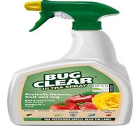 Bugclear Fruit & Veg Ultra 800Ml Organic Insecticide Spray For Aphids Whitefly Ready To Use Safe For Fruit Fast Results In 1 Day