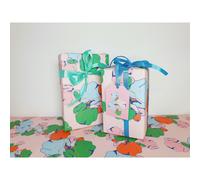 Bugg Creative Floral Abstract Wrapping Paper - Gift Wrap Set - Colourful Illustrated Pattern Print