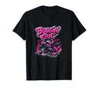 Buggin Out Debugging Humor Bug DJ Graffiti Design T-Shirt