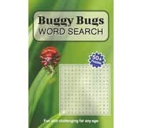 Buggy Bugs Word Search: Word Searches with Easy to Read Print about Bugs, Insects, Butterflies and more | 6x9 inches, 110 pages | 50+ Puzzles | Gift for Vacations, Holidays and Leisure Times