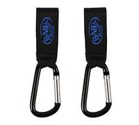Buggy Clips Hook Your Shopping Bags, Handbag, Changing Bag on Your Stroller, Pram or Pushchair - 2 Pack