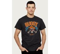 Buggy Pirates Clown Skull Crossbones Emblem Anime T-Shirt One Piece Black XXL