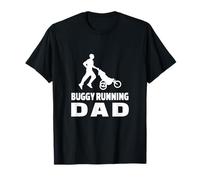 Buggy Running Dad Funny Baby Stroller Runner Daddy T-Shirt