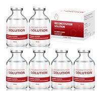 BuggyBeds Solution Bottles 6-Pack-30ML Capacity, Shatterproof Glass Vials, Triple Sealed & Ultra-Clean Grade
