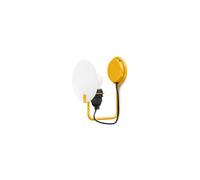 Stilnovo Bugia LED wall light, 1-bulb, yellow