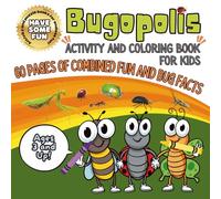 Bugopolis is a fun-filled kids’ book packed with insect coloring pages, mazes, dot-to-dots, bug facts, and simple math-perfect for young explorers who love creepy-crawly adventures!