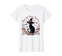 Bugs and Hisses Witches Cat Botanical Halloween Gothic Shirt T-Shirt