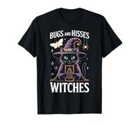 Bugs and Hisses Witches Tarot Cat Occult Mystical Apparel T-Shirt