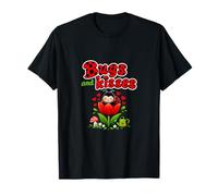 Bugs and Kisses Ladybug Tulip cottagecore Art T-Shirt