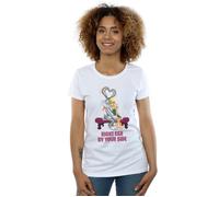 Bugs And Lola Valentine´s Cuddle Cotton T-Shirt Looney Tunes White S
