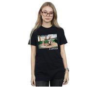 Bugs Bunny A-Lister Cotton Boyfriend T-Shirt Looney Tunes Black S