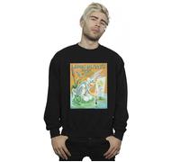 Bugs Bunny Colouring Book Sweatshirt Looney Tunes Black M