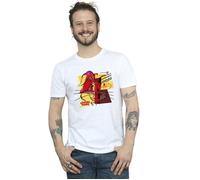 Bugs Bunny Rabbit New Year T-Shirt Looney Tunes White M