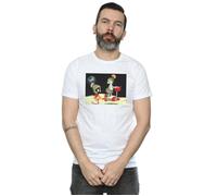 Bugs Bunny Spaced T-Shirt Looney Tunes White L