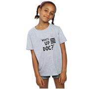Bugs Bunny What´s Up Doc Stripes Cotton T-Shirt Looney Tunes Grey 7-8 Years