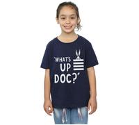 Bugs Bunny What´s Up Doc Stripes Cotton T-Shirt Looney Tunes Navy 12-13 Years