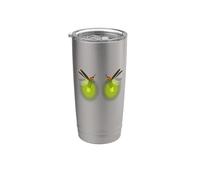 Bugs Insects Entomology Beetle Two Lightning Bugs Stainless Steel Insulated Tumbler