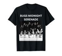 Bugs Midnight Serenade Funny Musical Insect Design for Kids T-Shirt