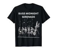 Bugs Midnight Serenade Funny Musical Insect Design for Kids T-Shirt