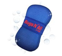 Bugs N All Bug Car Wash Sponge with Ultra Soft Nano Microfiber Mesh for Scratch-free Scrubbing and Cleaning Insect Splashes, Road Grime, Tar, Pine and Tree Resin Field. 1 Sponge