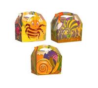 Bugs n Slugs Design Party Food Boxes - pack of 30