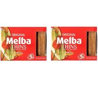 Bug's Pantry Van der Meulen Melba Toasts, Light & Crispy Dutch Toast, 100g, Pack of 2
